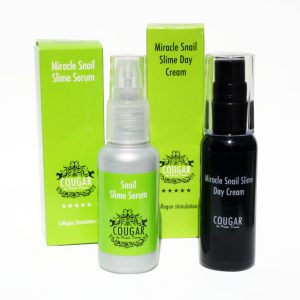 Set - Cougar Beauty Miracle Snail Slime Day Cream & Facial Serum
